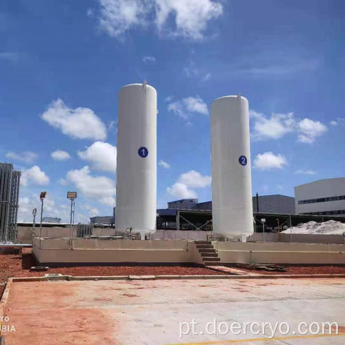 Tanques de armazenamento LAR criogênico liquefeito